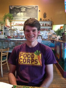 Tyler Wilson, FoodCorps Service member. Photo by author
